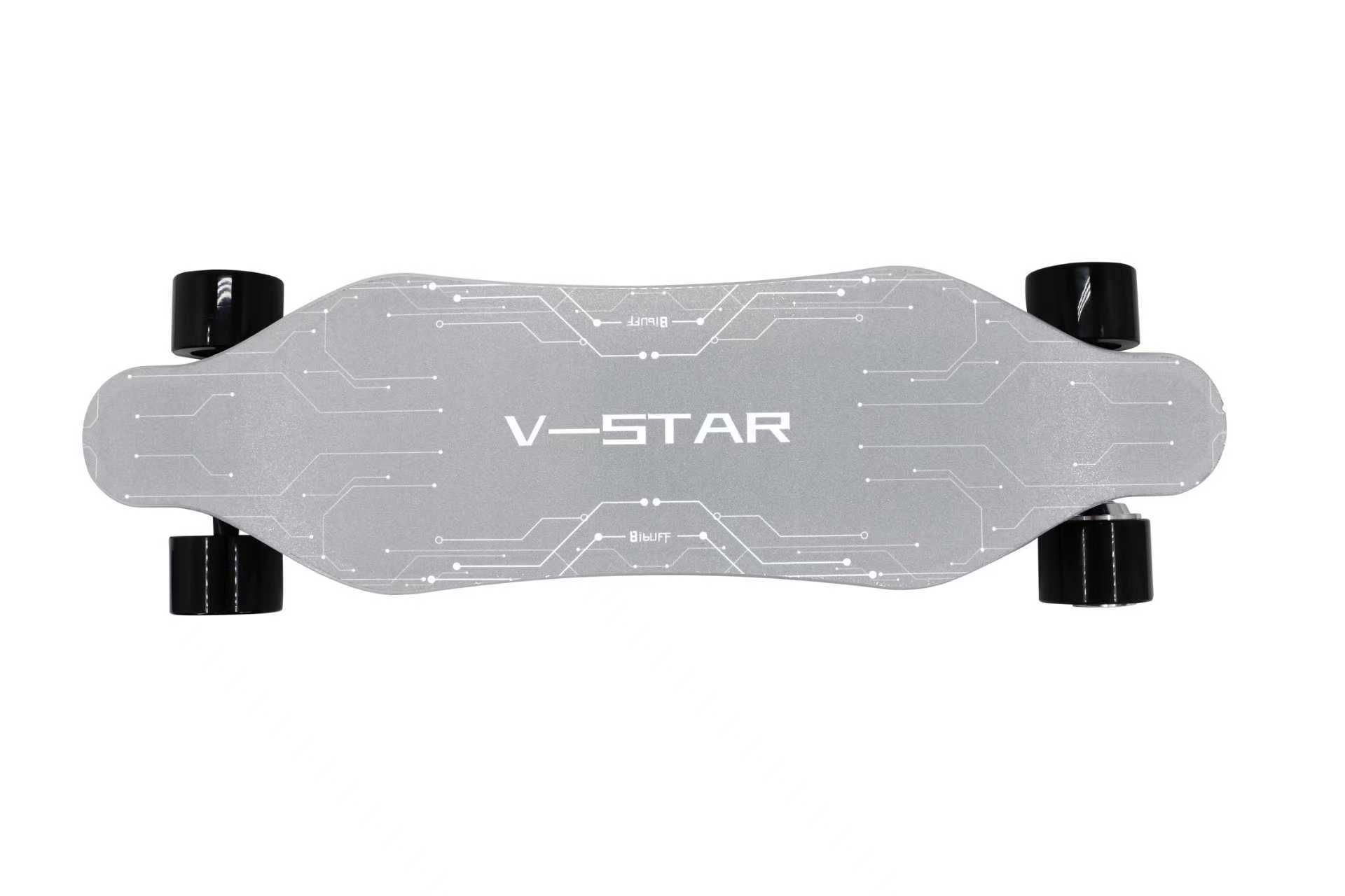 Electric Scooter Silver Color