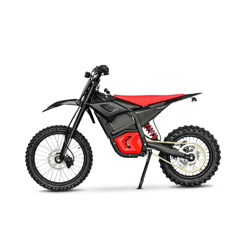 Electric Dirt Bike, 3000W 50MPH Electric-Motorcycle with 60V/30AH Battery Ebike, Full Hydraulic Brakes and Suspensions Mountain Off-Road E Dirt Bike, for Teens & Adults (Black)